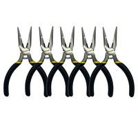 Pinza a Becchi Appuntiti da 127mm, 5 Pezzi, Piccola pinza con lame, BOOSDEN Mini pinza a becchi lunghissimi per la Creazione di Gioielli Fai da Te