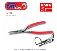PINZA A BECCHI DRITTI USAG 127N PER ANELLI ELASTICI INTERNI (VARIE MISURE)