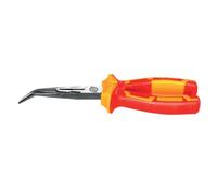 PINZA A BECCHI LUNGHI MEZZITONDI CURVI ISOLATA 200mm Cr-V TOTAL