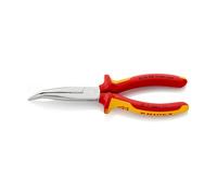 Pinza a becchi mezzotondi KNIPEX con tagliente 200 mm, curva NEW