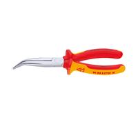 Pinza a becchi mezzotondi Knipex con taglierina laterale 200mm VDE