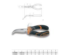 BETA PINZA A BECCHI PIATTI PIEGATI MM.160