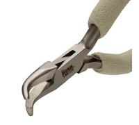 Pinza a becchi piegati a catena di Beadsmith - Serie Wire Elements - 159 mm (6,25 pollici) - Manico allungato con testa in acciaio lucido e molla