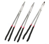 Pinza a becco extra lungo da 40,6 cm, con punte dritte e angolate per l'uso in installazione elettrica, assemblaggio meccanico e riparazione (45°)