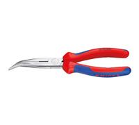 Pinza a becco lungo angolata Knipex con taglierina laterale 200mm