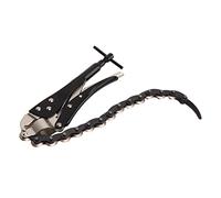 Pinza a catena di bloccaggio, tagliatubi per metallo di diametro, rame, alluminio, ferro, tubi di scarico, chiave a morsa a catena da 15, impugnatura antiscivolo, lega di alluminio e acciaio al carb