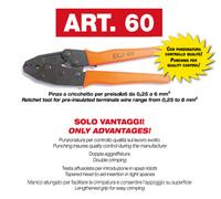 PINZA A CRICCHETTO CAPICORDA PREISOLATI DA 0.25-6 EGI ART. 60