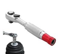 Pinza a cricchetto compatta, doppio headed reversible, Heavy Duty Repair | Facile da usare, riparazione auto da 1/4" (1/4 pollici), Ratcheting Wrench for Motorcycle Home Woodworking