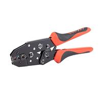 Pinza a cricchetto per terminali isolati 0,5-6,0 mm²