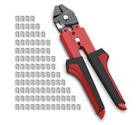 Pinza a Crimpare da Pesca 0.1mm-2.2mm - Swager Con Maniche ad Anello di Piegatura in Alluminio 100PCS