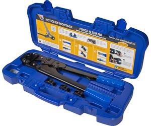 Pinza a crimpare manuale per tubi multistrato e PEX | Profilo TH | Ø12-16-20-26 mm | con ganasce intercambiabili e valigetta rigida | NOYON & THIEBAULT