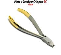 Pinza a crimpare per gancio TC dentale per posizionamento di fili per archi orto
