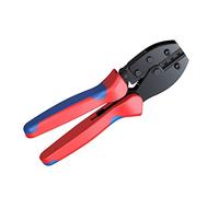 Pinza a crimpare solare, connettore solare fotovoltaico snodabile, terminale a cricchetto per crimpatura fotovoltaica 26-10 AWG, strumento di crimpatura manuale MC4 per cavo fotovoltaico da 2,5-6 mm2