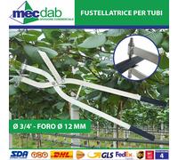 Pinza a Fustella In Acciaio Zincato Per Derivazione Irritec Vari Ø