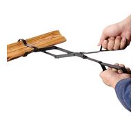 Pinza a legna per focolare, pinza per ad alte prestazioni, per interni ed esterni, utensili per a legna in modo sicuro per spostare legna da ardere, braciere a legna o falò sul