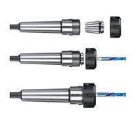 Pinza a molla ER25 3-16mm con chiave a dado ER tipo UM e supporto for tornio conico Morse MTB2/MTB3/MTB4/MTA2/MTA3/MTA4 1 set (Size : 11PCS MTA2 set)