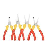 Pinza a molla for anelli interni ed esterni da 7 pollici for la rimozione e l'installazione di anelli di bloccaggio a scatto rotondi, utensili manuali, 1 pezzo(External Elbow)
