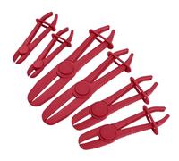 Pinza a morsetto per linee, strumento di arresto del tubo, kit di bloccaggio del tubo, impugnatura regolabile, refrigerante del freno del carburante, in plastica, servizio di riparazione flessibile