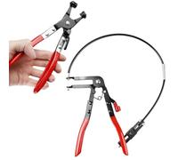 Pinza a morsetto per tubo con collo dritto: WEGREAT 2 pezzi pinza a molla 650 mm, pinza per fascette a molla, strumento per la rimozione e l'installazione, fascette per la riparazione auto