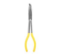 Pinza a naso piegata extra lunga professionista 270 mm 3pcs Impostare manico ergonomico in acciaio di alta qualità per la manutenzione delle telecomunicazioni di riparazione del (Esteso 90 °)