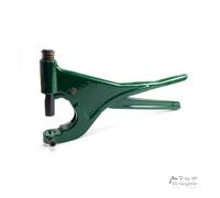 Pinza a pistone per applicare bottoni automatici a pressione occhielli ribattini