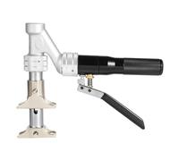 Pinza a pressa per tubi di rame, utensili, set idraulico da 3 t, testa girevole a 360°, intervallo di crimpatura, 16 - 32 mm, in lega di alluminio, colore argento nero, per tubi Pex