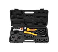 Pinza a pressa professionale con profilo a V e profilo TH, per tubi di rame con matrice V12 V15 V18 V22 V28 e TH16 TH20 TH26 TH32, per tubo in acciaio inox, acciaio al carbonio, composito in alluminio