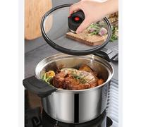Pinza A Pressione In Acciaio Inossidabile Efficienza 3.6/5.4L Capacità Preparazione Pasti Rapidi Per Pasto Pentola Per 4 5 Persone Efficienti Pentole In Acciaio Inossidabile