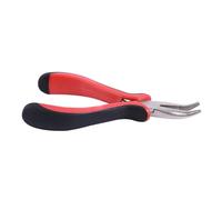 Pinza a punta piegata Pinza for clip for strumento di estensione dei capelli fai-da-te for micro anelli/collegamenti/perline ed estensione dei capelli di piume