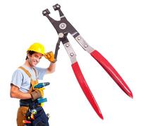 Pinza a spina elettrica,Fascetta stringitubo diritta pinza per auto - strumento di rimozione per riparazione veicoli su serbatoi filtri aria radiatore