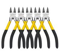 Pinza a Taglio Laterale, 5 Pezzi, Pinze da Taglio, Pinza da Taglio Diagonale 165mm, BOOSDEN Tronchese per filo, Tronchesi Laterali Per Casa, Gioielli, Stampanti 3D