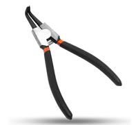 Pinza ad Anelli per Elastici Esterni 90 ° 175 mm, Acciaio al Carbonio Industriale, Antiossidante e Antiruggine
