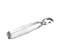 Pinza Alimenti in Acciaio Inox per Servire Cibi una Mano | Impugnatura Ergonomica a Molla, Bordi Lisci e Sagoma per Lumache, Servizio Pulito in Ristorante e Casa