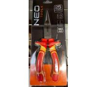 Pinza allungata dritta 180mm 1000V CrV lucidata 01-224