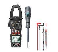 Pinza amperometrica digitale 4000 conteggi multimetro ST180/B05 tester di tensione amperometro for auto capacità NCV Ohm strumento misuratore(Black)