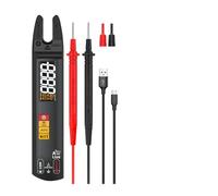 Pinza amperometrica digitale a forcella DC AC 100A, amperometro intelligente, pinza T-RMS, multimetro automatico, corrente, tensione, ohm, tester elettrico(U0 Tool kits)