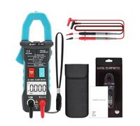 Pinza amperometrica digitale DC AC 600A, corrente, vero valore efficace, amperometro, pinza, Smart Auto Rang 6000, multimetro, tensione, ohm, tester NCV(ZT-QB1-AC)