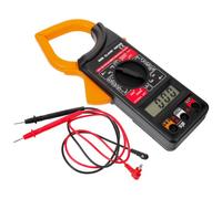 Pinza Amperometrica Digitale Dt266 1000v 200a-1000a Multimetro | Resistenza 200ω-2000mω, ABS Compatto, Pulsanti Intuitivi, Batteria 9v Non Inclusa