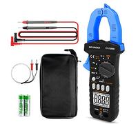 Pinza Amperometrica Digitale, INFURIDER YF-7200B TRMS Pinza Amperometrica AC DC Volt Amp Auto-ranging su Multimetro per Tensione e Amperaggio AC DC, Ohm, Capacità, Diodo, Tester di Continuità e NCV