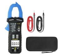 Pinza amperometrica digitale intelligente AC TRUE-RMS con selezione automatica e intervallo automatico, DC, display LCD massimo: 6000 cifre, torcia elettrica, utensile da elettricista