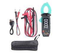 Pinza amperometrica digitale Multifunzione AC DC Corrente Tensione Resistenza Capacità Frequenza Temperatura Tester diodi per elettricisti Tecnici ABS 168x68x26mm