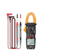 Pinza amperometrica digitale ST180 4000 conteggi, amperometro di corrente alternata, multimetro, tester tensione, amplificatore for auto, capacità NCV, Ohm, strumenti(ST180 Red(box))