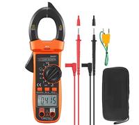 Pinza amperometrica digitale T-RMS 400A/600A Tester multimetro a pinza, corrente CA AC/DC Tensione resistenza W/NCV for elettrodomestico(600A 4000 Counts)