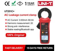 Uni-T UT251C +AC Perdita Corrente Morsetto Metro 60A 1μA Bluetooth Cat III 600V