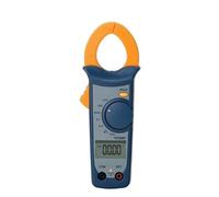 Pinza amperometrica, Multimetro a pinza con termometro Amperometro 2~600A AC Funzione di mantenimento dati Pinza amperometrica
