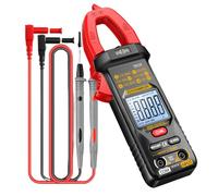 Pinza Amperometrica | Tester di Intensità 4000 Punti Automatico | Multimetro digitale intelligente per Elettricisti Tensione DC AC | Uso Elettrico Automobile Domestico Industriale Garage