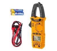 Pinza Amperometrica Tester INGCO Multimetro digitale tascabile Puntali ac 200a