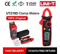 Pinza amperometrica UNI-T UT210E UT210D Pinza amperometrica digitale professionale Serie UT210 Voltmetri a pinza amperometrica a vero RMS