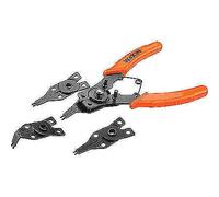 PINZA ANELLI INTERNI ESTERNI 105006 WOKIN MM 155 4 TESTE INTERCAMBIABILI PZ 3