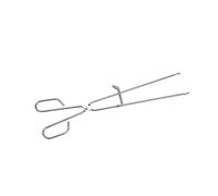 EDM Sauvic 04476 Pinze per barbecue in acciaio inox, Grigio, 45x9x1,4 cm - argento acciaio inox 8423171044765